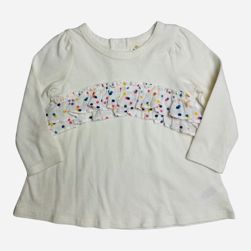 Tucker + Tate Long Sleeve Ruffle Shirt Size 6 Months